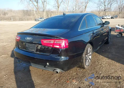 2013 Audi A6 2.0T Premium из США, поврежденный, VIN WAUGFBFC1DN146407